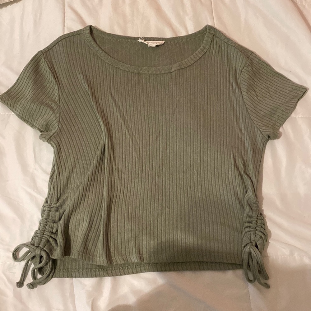 Pink rose crop top size M